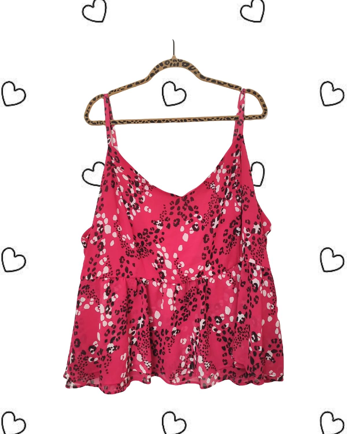 blusa tirantes animal print
