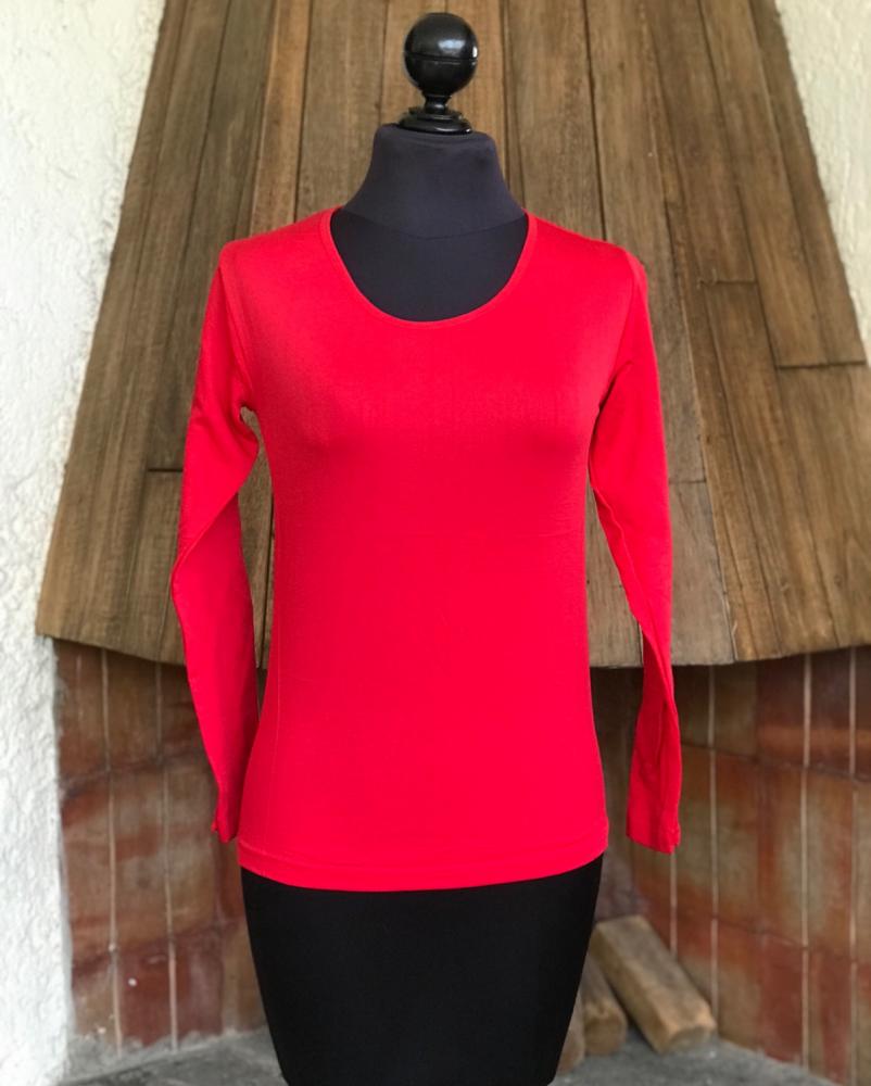 blusa termica roja