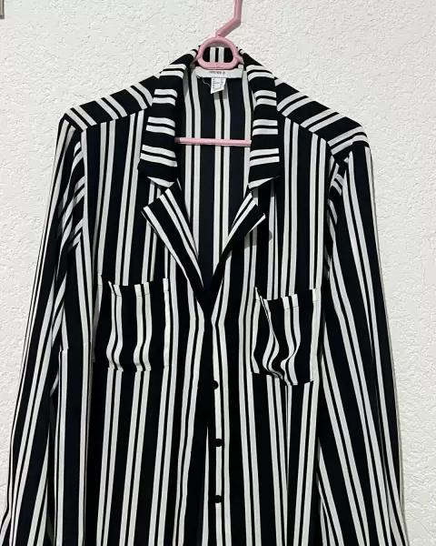 blusa rayas forever 21