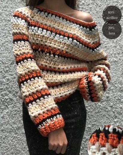 crochet sueteres tejidos cortos
